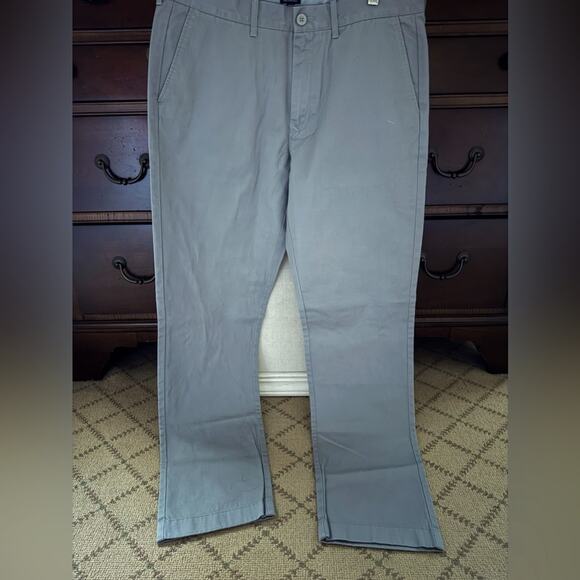 J. Crew Sutton Khaki / Chinos Pants in gray. 34x32 NWOT - Picture 1 of 9
